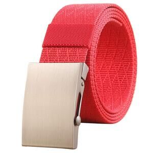 4638 Unisex Nylon Belt With Alloy Metal Buckle Outdoor Military Web